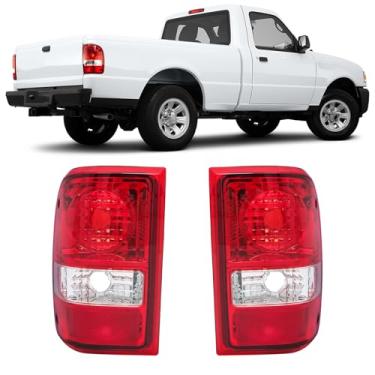 Imagem de Silscvtt Substituição de luz traseira esquerda e direita para Ranger 2001-2011 lâmpada de freio motorista e lado do passageiro 6L5Z13405AA FO281911