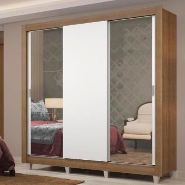 Imagem de Guarda-roupa Casal Lyon Plus 3 Portas de Correr Madesa