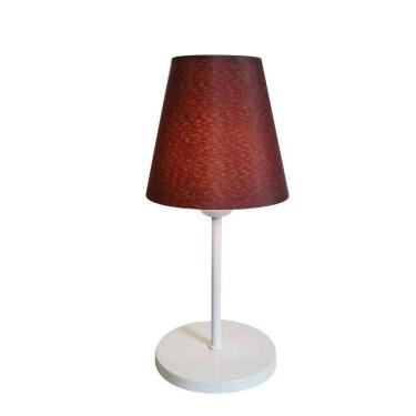 Imagem de Abajur Cabeceira Para Quarto Cone Vivare Md-2005 Cúpula em Tecido Cone - Bivolt