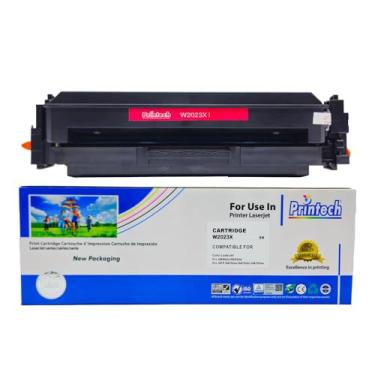 Imagem de Toner W2022X 414X Magenta Compatível para HP M554 M555 M578 Printech