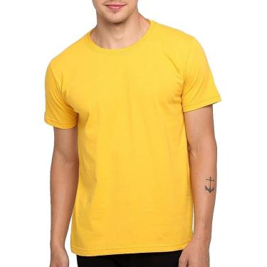Imagem de Camiseta Masculina Algodão Básica Camisa Atacado 30.1  Lisa-Masculino