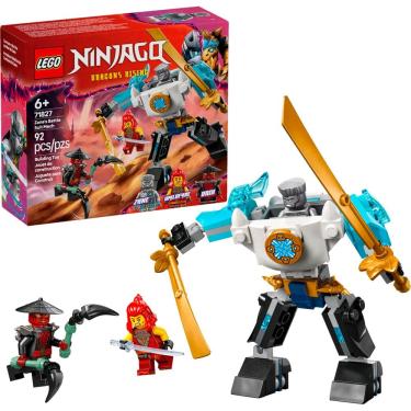 Imagem de Lego Ninjago Traje Battle Robot Zane 71827 com 92pcs