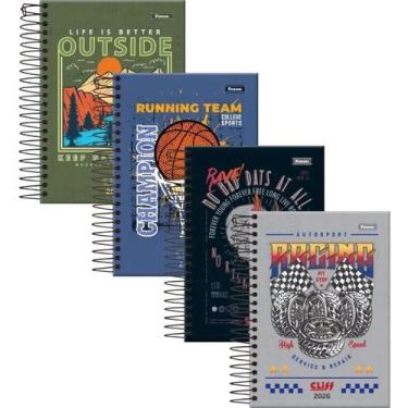 Imagem de Mini Agenda Espiral Estampada Planner Capa Dura - Foroni