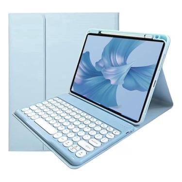 Imagem de Capa Com Teclado Bluetooth Para Samsung Tab S7 Fe Plus 12.4