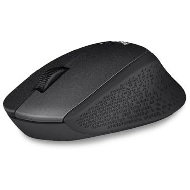 Imagem de Logitech Mouse sem fio M330 Silent Plus, 2,4 GHz com receptor nano USB, rastreamento óptico de 1000 DPI, 3 botões, bateria de 24 meses, PC/Mac/Laptop/Chromebook - Preto