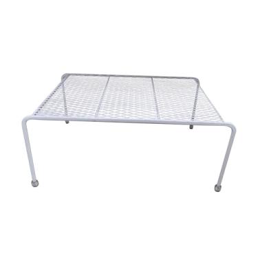 Imagem de AFXGUSD Prateleira de Armazenamento de Armário, Organização de Cozinha, Prateleira de Mesa, Balcão, Porta-tempero, Organizador de Despensa para Armários, Balc, branco, Tamanho real