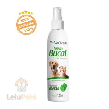 Imagem de Spray Bucal Pet Clean Menta para Cães e Gatos 120 ml