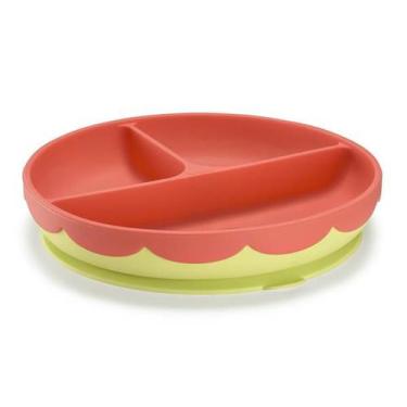 Imagem de Prato Infantil Com Divisorias e Ventosa Yummy Rosa Fisher Price