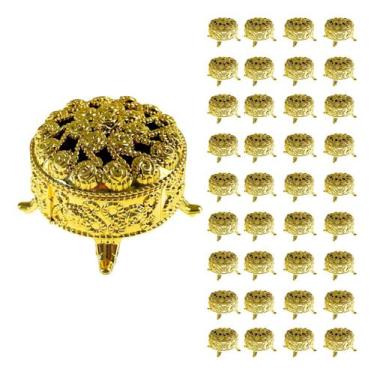 Imagem de Kit 36 Enfeite Mini Porta Jóias Lembrancinha Festa Casamento Doces ETC