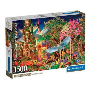 Imagem de Puzzle 1500 Peças Jardim Da Fantasia Clementoni 31741