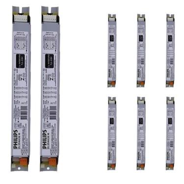 Imagem de 8 Reator Eletrônico 1x54w Philips Fluorescente T5 220v