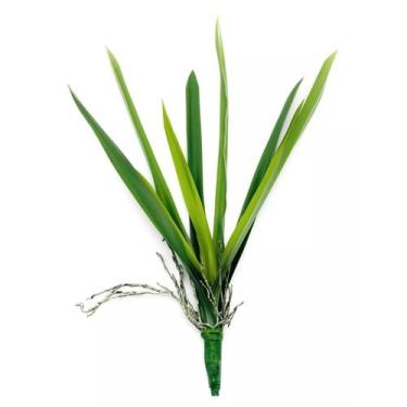 Imagem de Folha de orquídea artificial 30cm - Toke verde