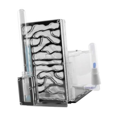 Imagem de MFMEXUL de Formigas Compacto de Acrílico Transparente com Alimentador, Ideal para Aprendizado Sobre Umidade, Ideal para Cozinha, Preto