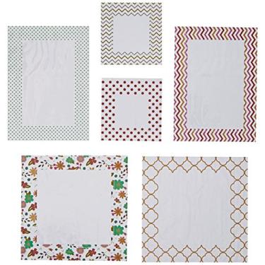 Imagem de Hazel & Ruby HRPP-386 Enfeites de cartolina com bolsos recortados na tendência, pacote com 6