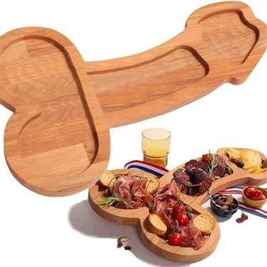 Imagem de HQKJGSYX Prato de festa de madeira, pratos reutilizáveis engraçados, lembrancinhas de dama de honra, artigos de despedida de solteira, chá de panela, noivado, festa de casamento, despedida de solteira