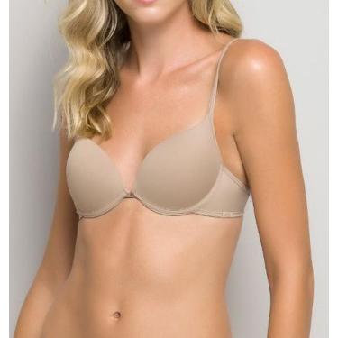 Imagem de Sutiã Meia-Taça Push-Up Touch Hope 2384 38/46, Cm, Camurça, 40