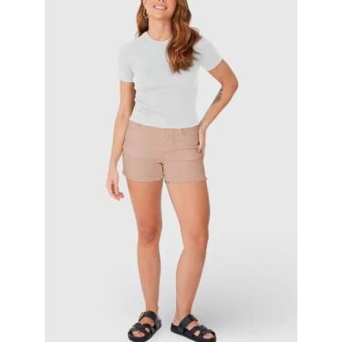 Imagem de Blusa Long Cropped Malwee 1000114191 Feminina Ribana Algodão T. P/XGG,
