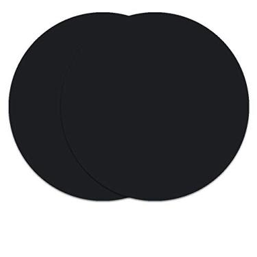 Imagem de Tapete de silicone multiuso original para micro-ondas | livre de BPA, seguro de grau alimentício, resistente ao calor até 246 °C, pode ser lavado na lava-louças – protetor contra respingos, hot pad, suporte para panela, minimiza a bagunça, 30 cm (preto)