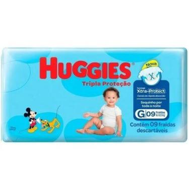 Imagem de Fralda Huggies Tripla Proteção Disney 9 G Mega Especial