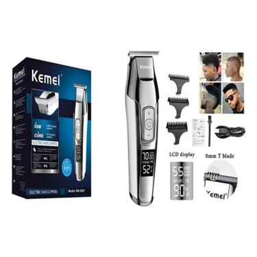 Imagem de Kemei Profesional Km-5027 Prateado 220v