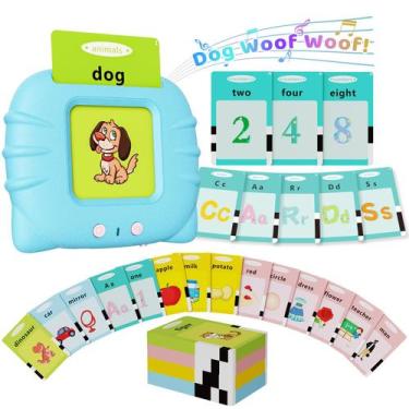 Imagem de Talking Flash Cards Aullsaty Toddler Toys de 1 a 6 anos com 248 palavr