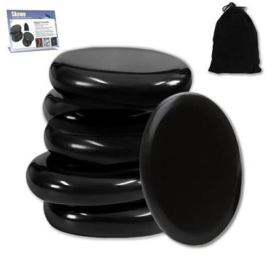 Imagem de Conjunto de massagem com pedras quentes Skewo Basalt, 6 unidades para 