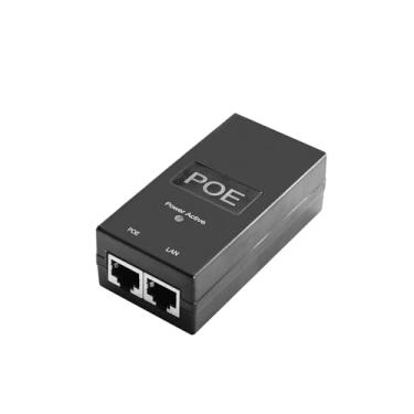 Imagem de PoE Injetor -2 portas Poe para 48V24W com controle de fluxo IEEE802.3i 10 Base-T IEEE802.3i 100 Base-TX IEEE802.3X