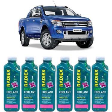 Imagem de Kit aditivo radiador bio coolant pronto para uso rosa - ford ranger - 