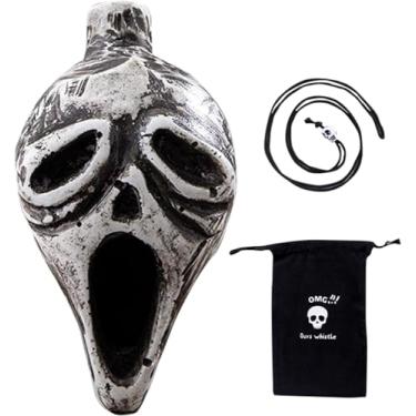 Imagem de Apito da morte asteca, sons humanos mais altos 125+ dB crânio apito da morte som humano