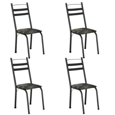 Imagem de Conjunto Com 4 Cadeiras Leia Artefamol - ARTEFAMOL MÓVEIS