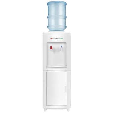 Imagem de Dispensador de refrigerador de água COSTWAY Top Loading Hot/Cold White