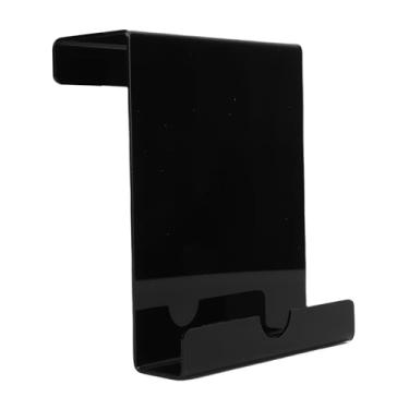 Imagem de AUNMAS Titular do Tablet Em Esteira, Clara Livro de Bicicletas Acrílico Livro de Bicicleta Stand Rack Leve para Exercícios de Academia (Preto)