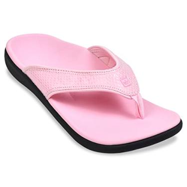 Imagem de Spenco Sandália feminina Yumi 2 Snake Flip-Flop, Orquídea rosa, 41