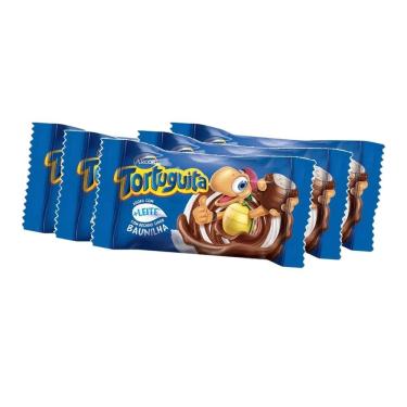 Imagem de Kit 5 Chocolate Arcor Tortuguita Recheio Baunilha 15,5g