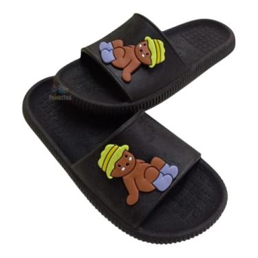 Imagem de Chinelo Slide MAX Bobbye Good´s Leve Infantil Confortável (Preto, Forma Pequena, BR, Adulto, Faixa Numérico, 33, 34)