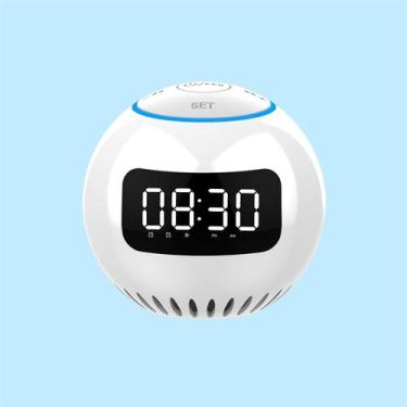 Imagem de Despertador Bluetooth Alto-falante Bluetooth sem fio de áudio Mini ala