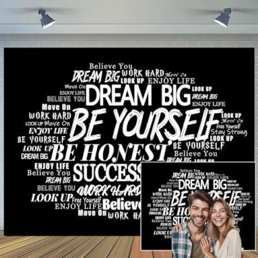 Imagem de Fundo fotográfico de fundo para fotos de podcast, preto e branco, citações motivacionais inspiradoras em preto e branco, cenários de afirmação positiva, decoração de parede, toalha de mesa