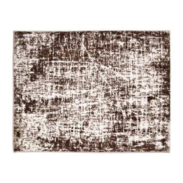 Imagem de Tapete Decorativo Mesclado Branco e Marrom 250x200cm 15381-PL