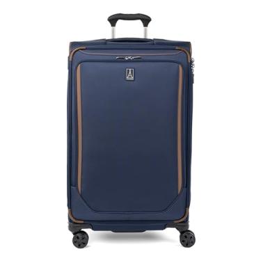 Imagem de Travelpro Crew Classic Softside Bagagem expansível com rodas giratórias, Patriota Blue, Crew Classic Softside Bagagem expansível com rodas giratórias
