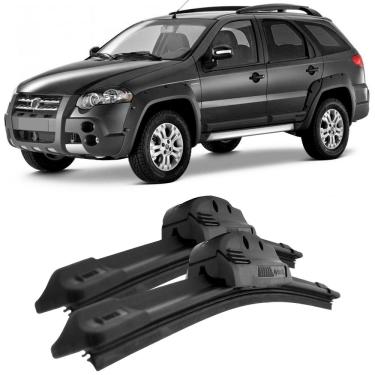 Imagem de Par Palhetas Limpador Parabrisa Palio Weekend Aerofit 23 16