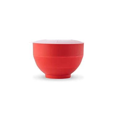 Imagem de Pipoqueira de Silicone para Micro-ondas Vermelha