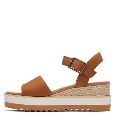 Imagem de TOMS Feminino, Diana Tan Leather Wom Sand, Couro bronzeado, 8.5