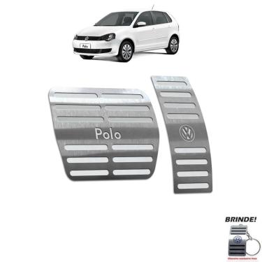 Imagem de Pedaleira Automático Volkswagen Polo 2003 a 2015 Prata