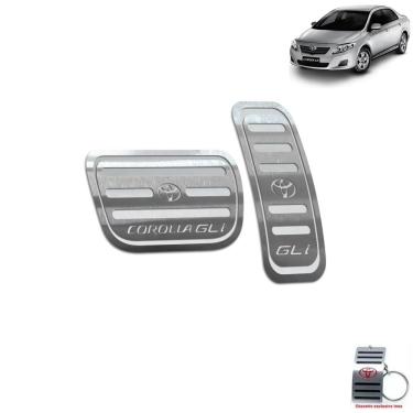 Imagem de Pedaleira Automático Toyota Corolla Gli 2003 A 2013 Prata