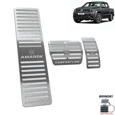 Imagem de Descanso + Pedaleira Amarok Comfortline 2019 2020 Prata