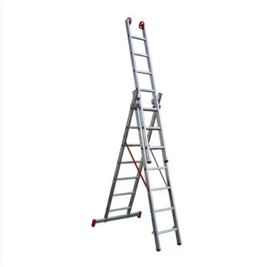 Imagem de Escada Extensiva Tripla Aluminio 7X3 Degraus Botafogo