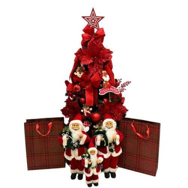 Imagem de Árvore de Natal Premium 1,20mt Enfeites Completos Decoração - Decorall