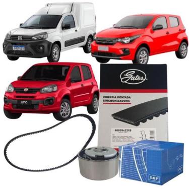 Imagem de Kit Correia Dentada e Tensor Fiorino Grand Siena Mobi Palio Uno 1.0 1.