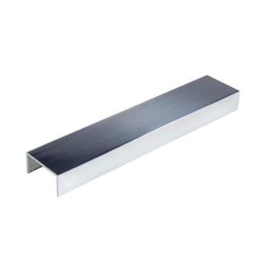 Imagem de Listelo Largo Tibre em Alumínio 20mmx10mm - Homeney, Alumínio Polido, 