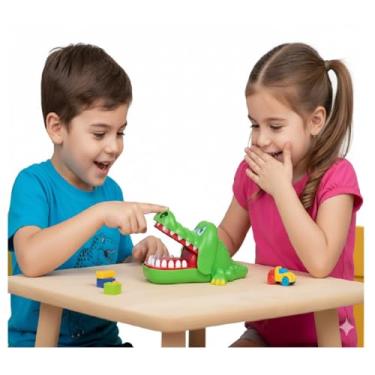 Imagem de Jacaré Maluco, Jogo de Morder Dentes, Brinquedo Interativo